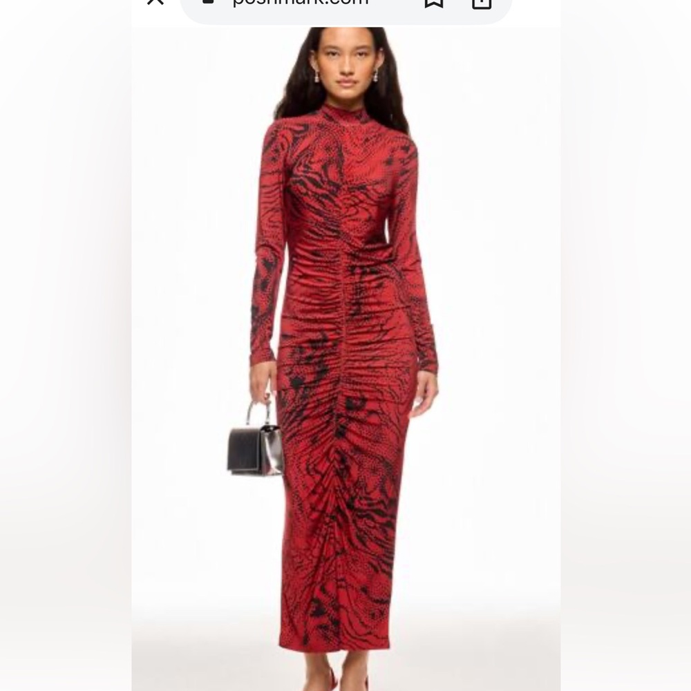 Elegant Red Maxi Dress